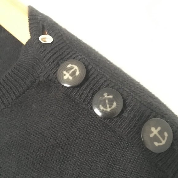 APC black sea island cotton sailor sweater - Picture 4 of 4